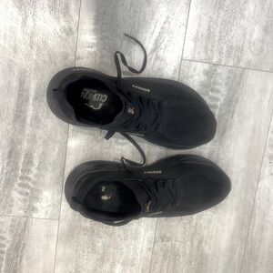 Brooks Black Athletic Shoes with Lace-Up Design